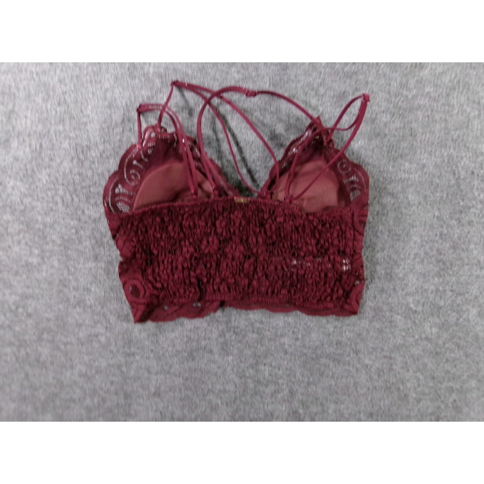 Victoria's Secret VINTAGE Victoria's Secret Pink Lace Bralette Womens XS Halter Underwired Padded Full Coverage Size ONE SIZE - 4 Thumbnail