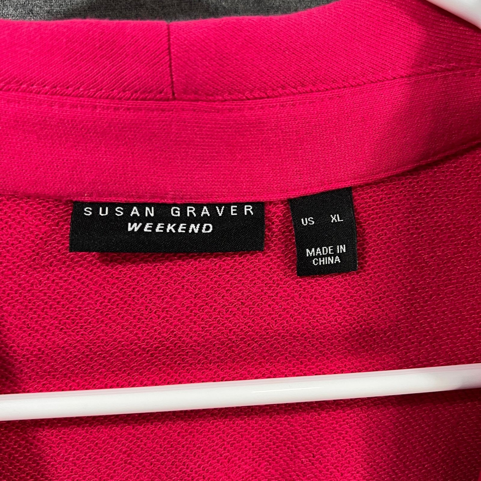 Other Susan Graver Weekend Regular Marina Knit Blazer Size XL / US 12-14 / IT 48-50 - 3 Thumbnail