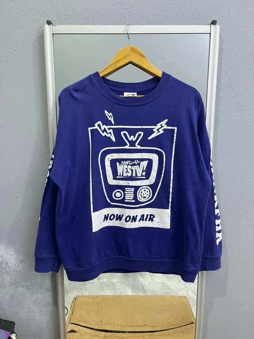 Japanese Brand Johnny’s WESTV “Now On Air” Crewneck Sweatshirt Size US M / EU 48-50 / 2 - 1 Thumbnail