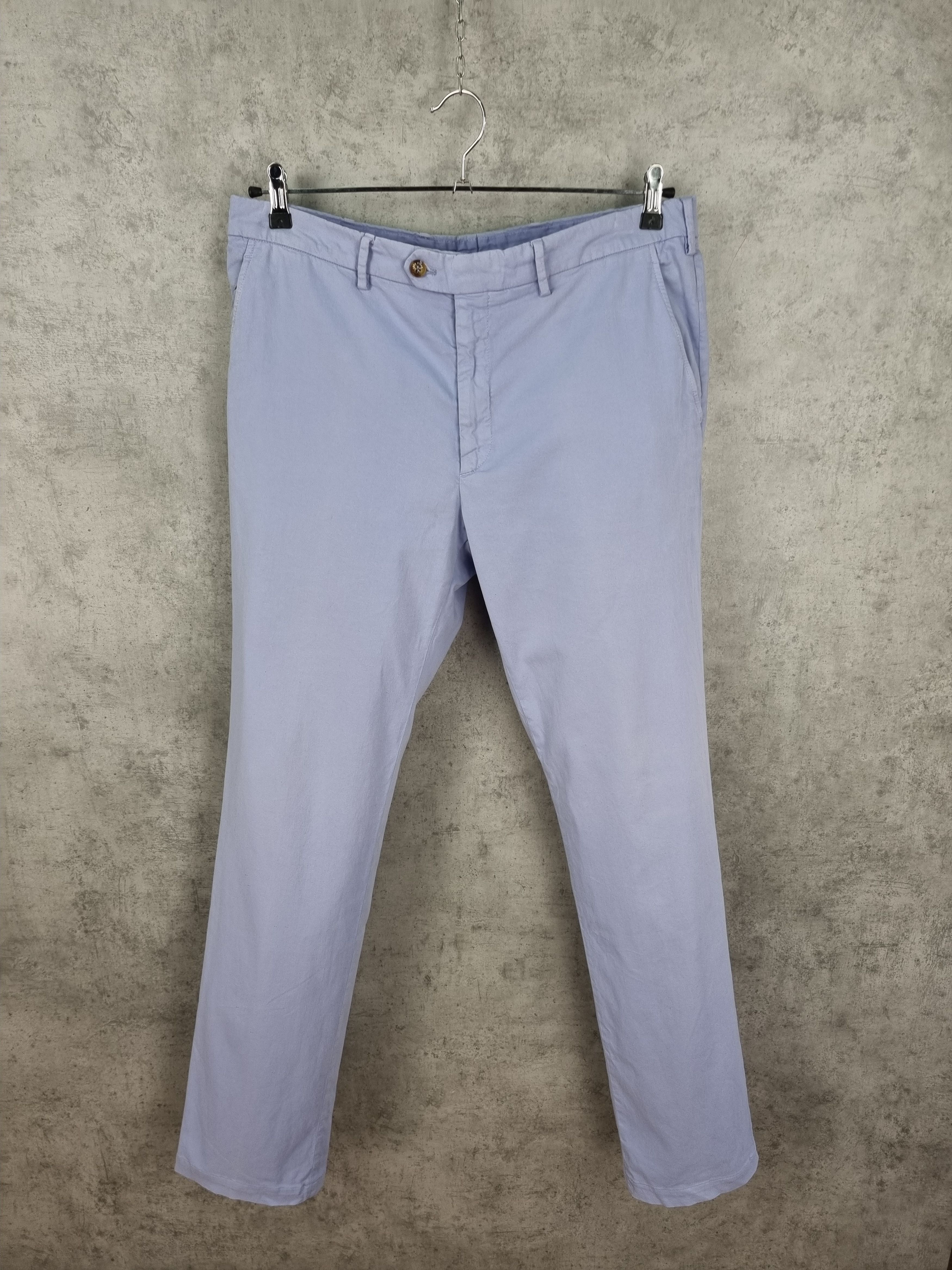 Loro Piana Loro Piana Baby Blue Soft Fabrics Chinos Pants Size US 34 / EU 50 - 20 Thumbnail