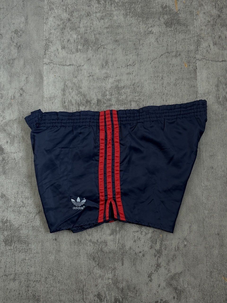Adidas Vintage 1980's Adidas West Germany Nylon Shorts Blue Size US 36 / EU 52 - 5 Thumbnail