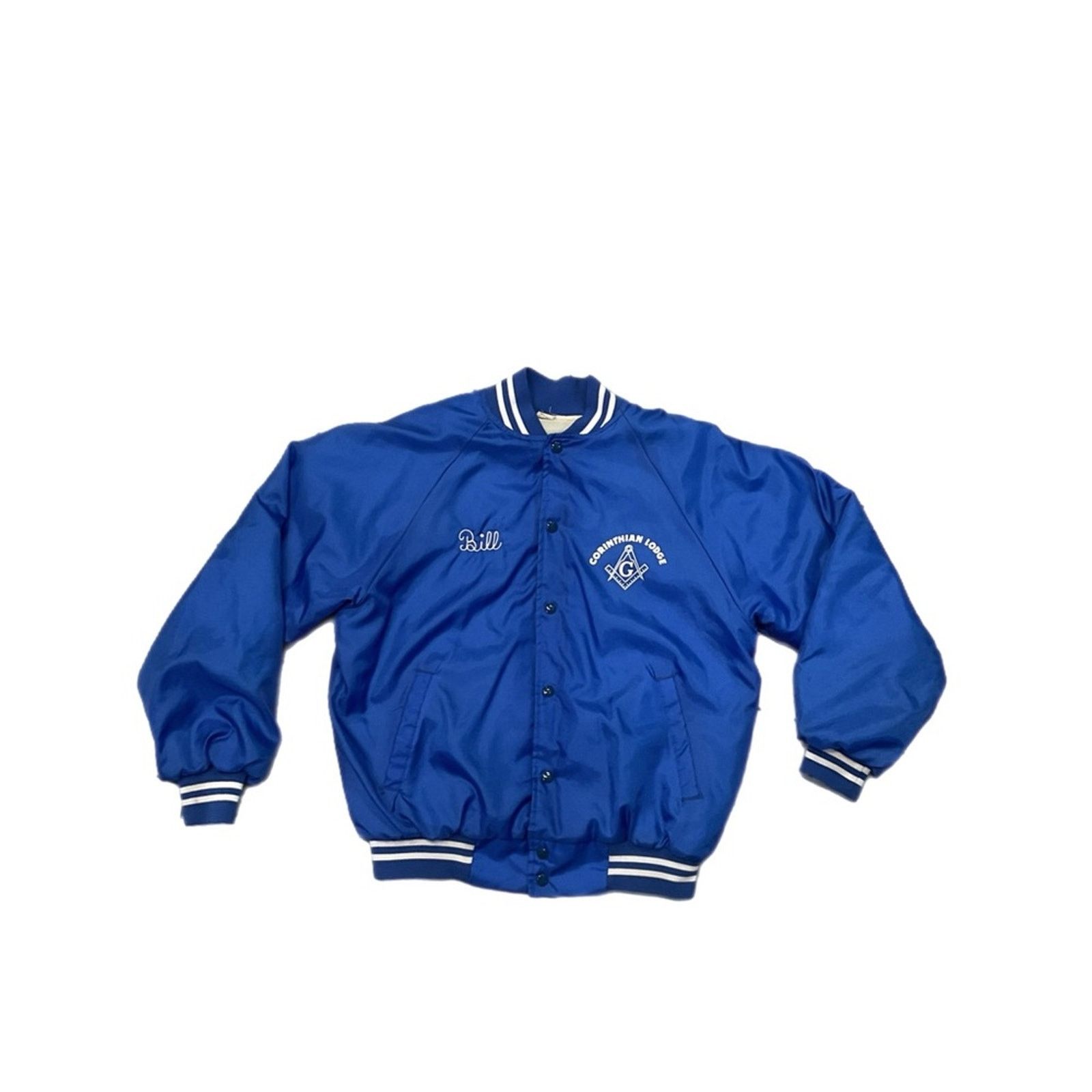 Vintage 1970s Corinthian Lodge Masonic Nylon Jacket – Farmington, MO Size US L / EU 52-54 / 3 - 1 Thumbnail