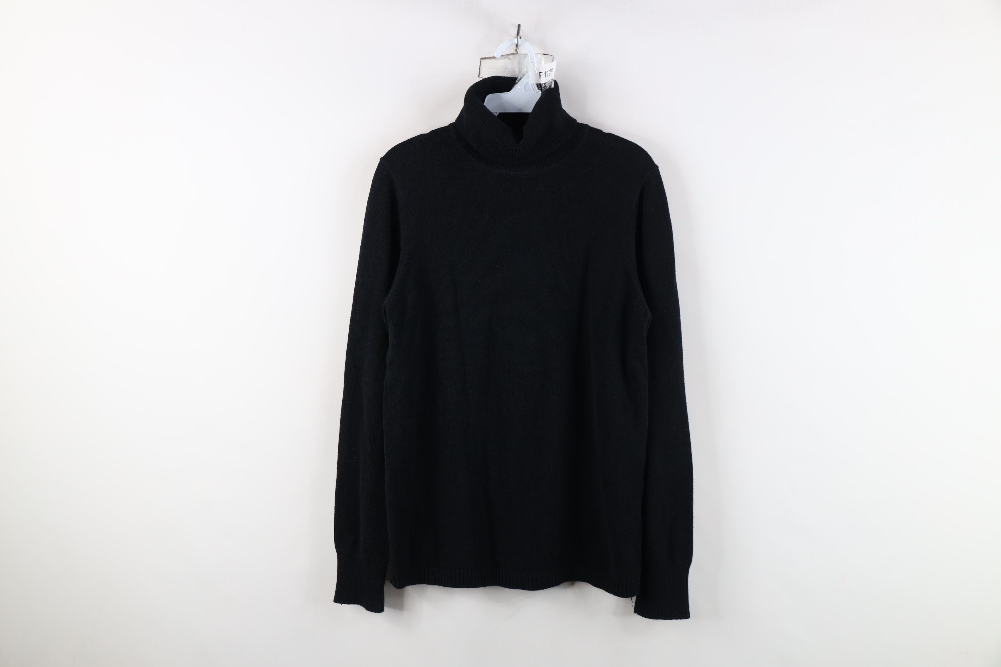 Gap Vintage Y2K Gap Blank Stretch Knit Turtleneck Sweater Black Size XL / US 12-14 / IT 48-50 - 1 Thumbnail