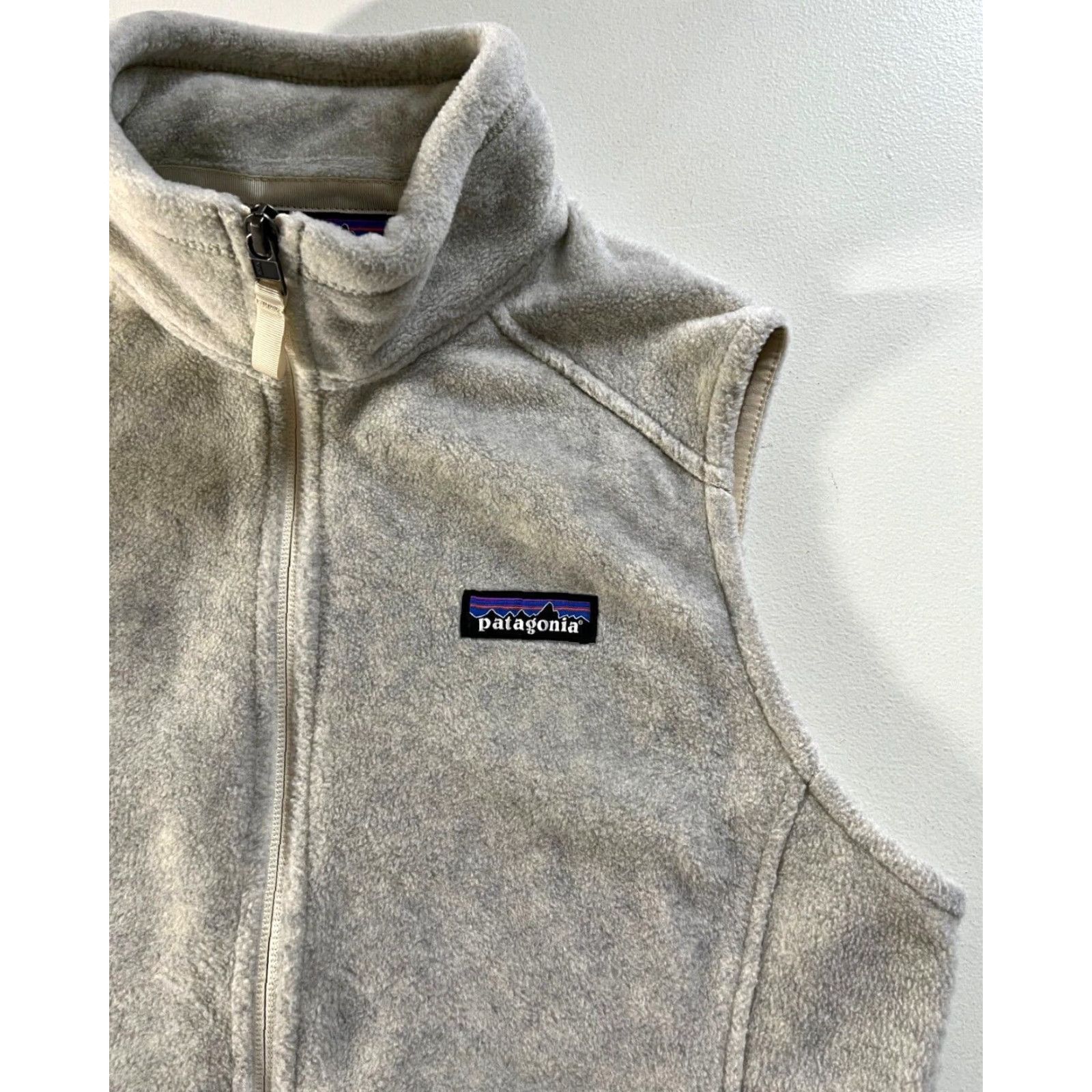 Patagonia Patagonia Women's Vest Synchilla Full Zip Oat 23015 S Outdoor Logo Size S / US 4 / IT 40 - 7 Thumbnail