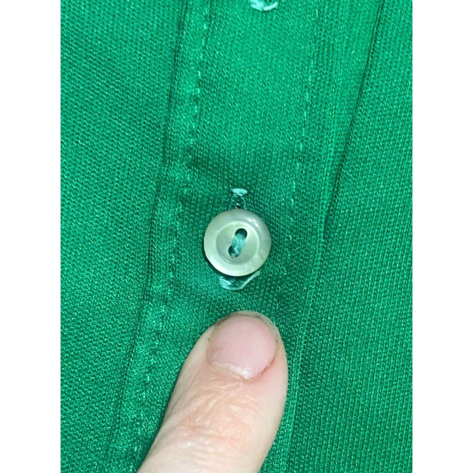 Vintage VINTAGE Montgomery Ward Shirt Women L Green Polo Long Sleeve Casual Solid Modern Polo Shirt Womens L Green Size L / US 10 / IT 46 - 5 Thumbnail