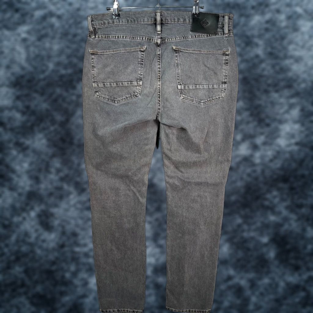 Roark Roark Jeans Slim Straight 34 x 32 Mens Gray Denim 5-Pocket Cotton Blend Zip Vintage No Size US 34 / EU 50 - 1 Thumbnail