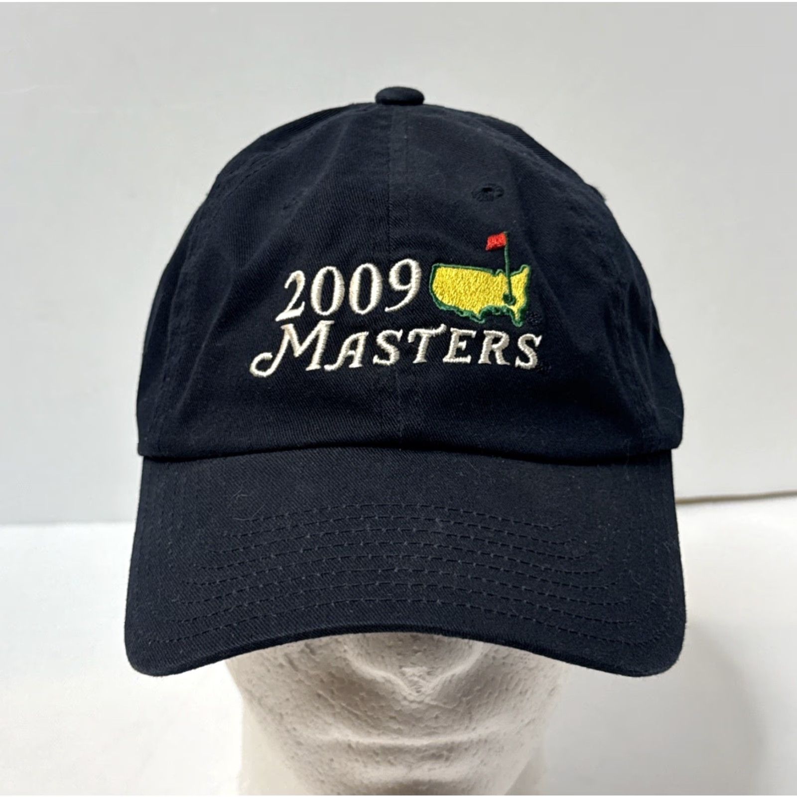 American Needle VINTAGE American Needle The Masters 2009 Golf Hat StrapBack Cap Men One Size Blue USA Golf Cap Mens Size ONE SIZE - 2 Thumbnail