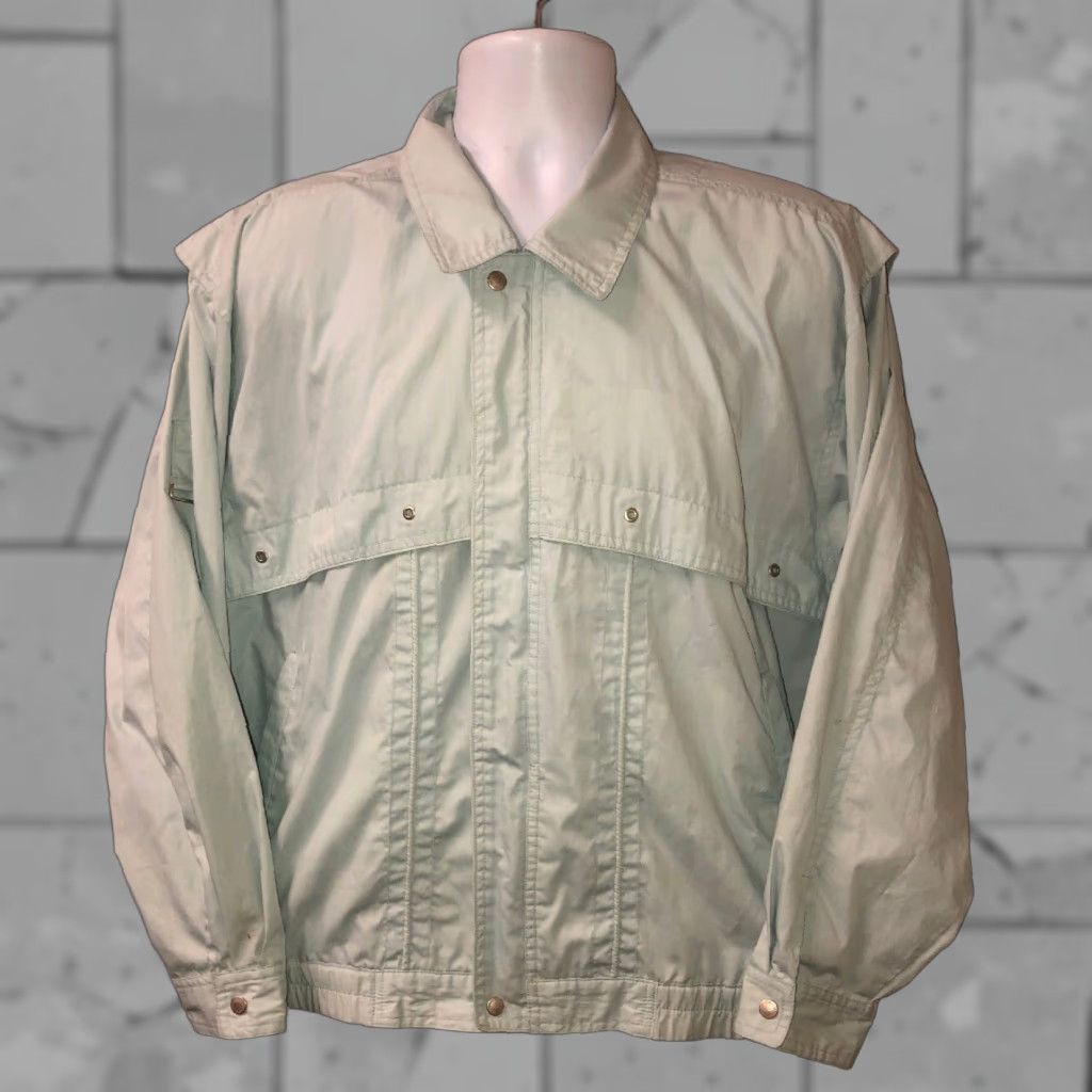 Vintage Dryscope Jacket Full Zip Adult Men L Light Blue Regular Size Full Zip Jacket Men L Light Blue Dryscope Size US L / EU 52-54 / 3 - 1 Thumbnail