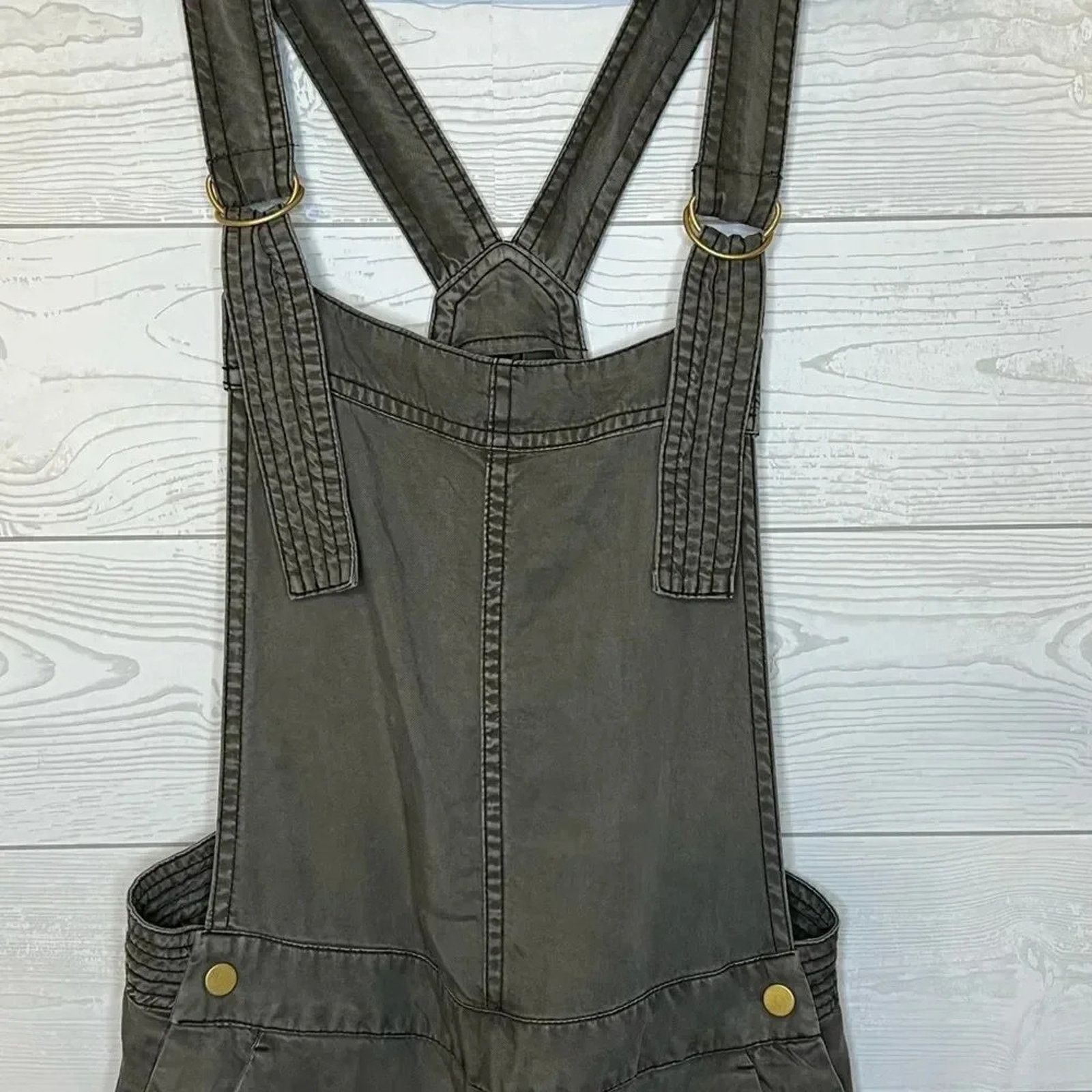 Divided Divided gray Bib shorts/ adjustable shoulder straps Size 4 Size 27" / US 4 / IT 40 - 3 Thumbnail