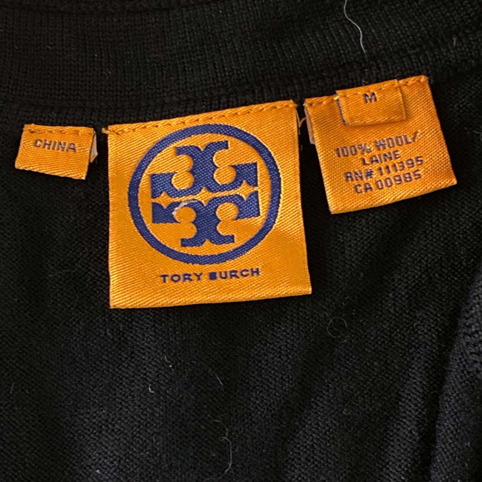 Tory Burch Tory Burch Wool Pullover Tunic Sweater Buttons Black Medium Size M / US 6-8 / IT 42-44 - 7 Thumbnail