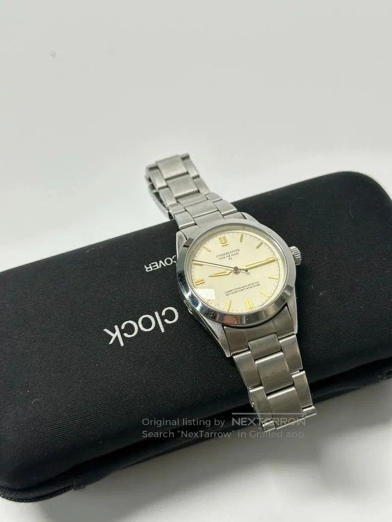 Undercover Undercover ROLEX TYPE Watch With Silver Strap. Size ONE SIZE - 4 Thumbnail