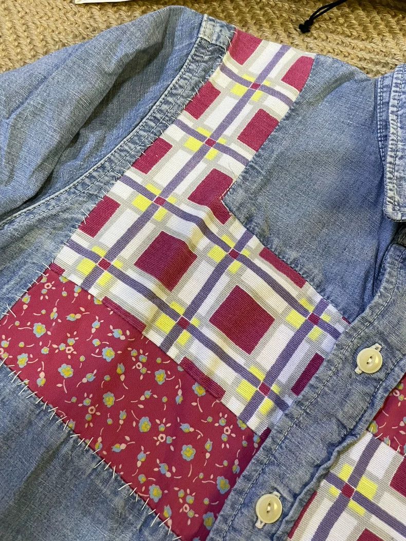 Visvim visvim Long Sleeve Shirt with Antique Patchwork shirt 2505- Size US M / EU 48-50 / 2 - 3 Thumbnail