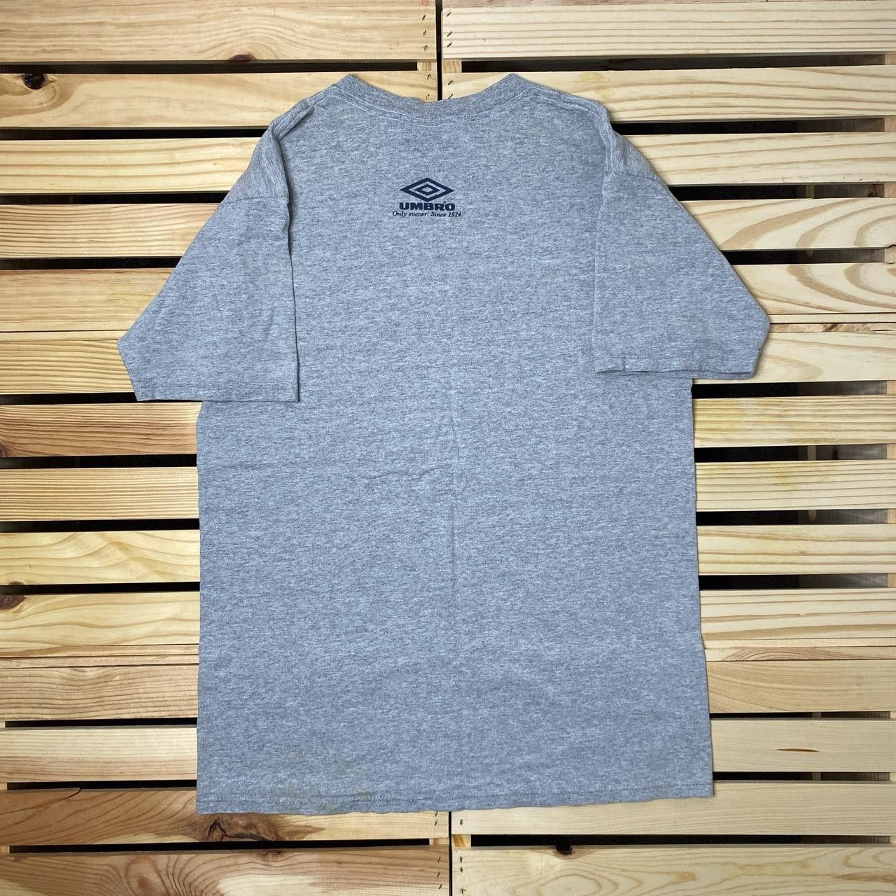 Umbro Vintage Umbro Gray Soccer Tee Size Medium Size US M / EU 48-50 / 2 - 2 Thumbnail