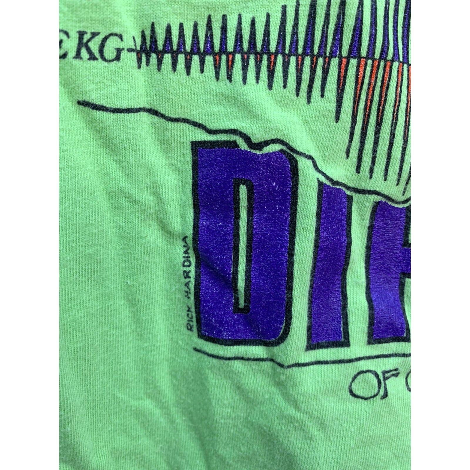 Hanes VINTAGE Hanes Beefy-T T-Shirt Men 90s 1990s Walt Stacks Double Dipsea 1992 Green Short Sleeve Crew Neck Size L Graphic Print Size US L / EU 52-54 / 3 - 5 Thumbnail