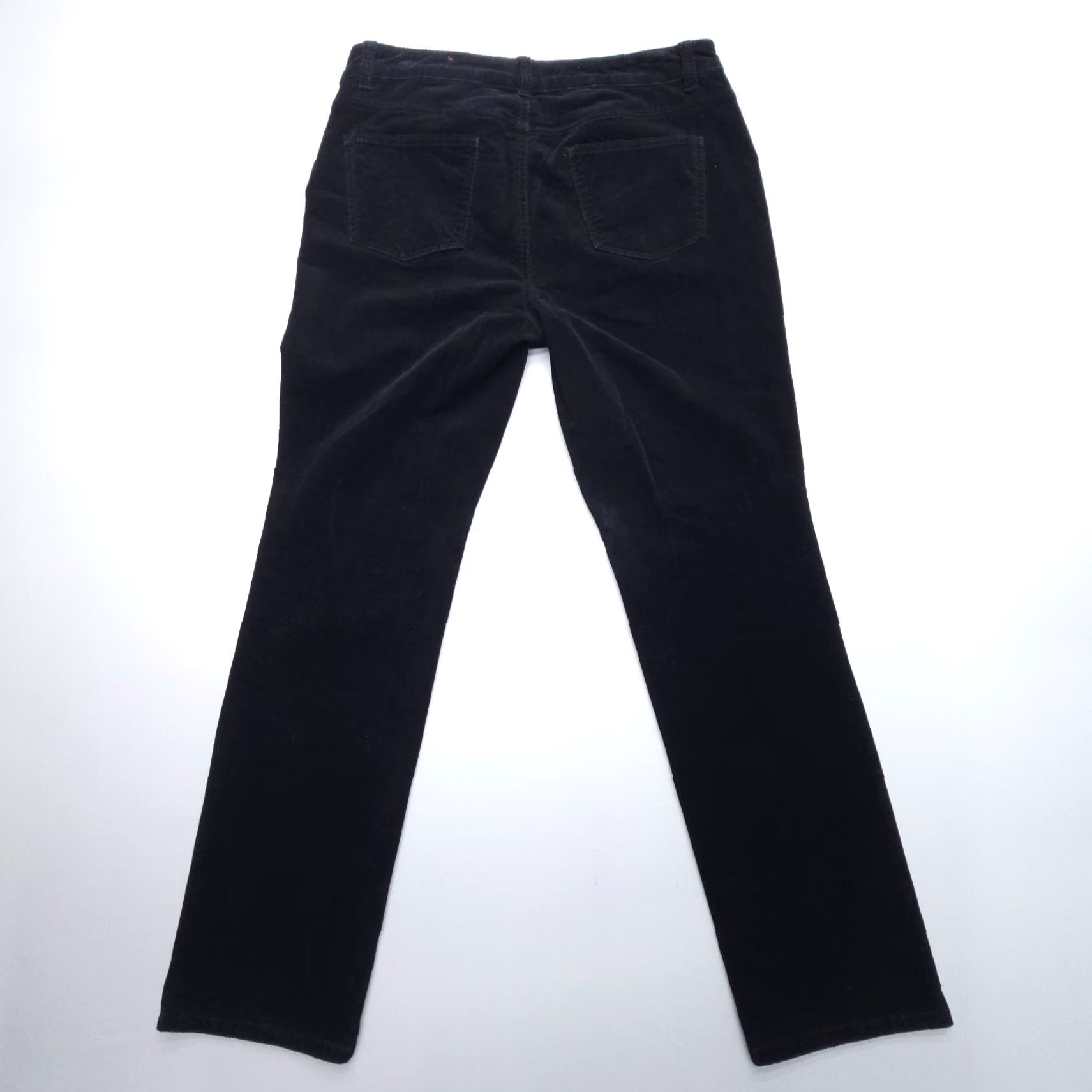 Talbots VINTAGE Talbots Simply Flattering 5 Pocket Straight Corduroy Pants Womens 10 Black Size 32" / US 10 / IT 46 - 2 Thumbnail