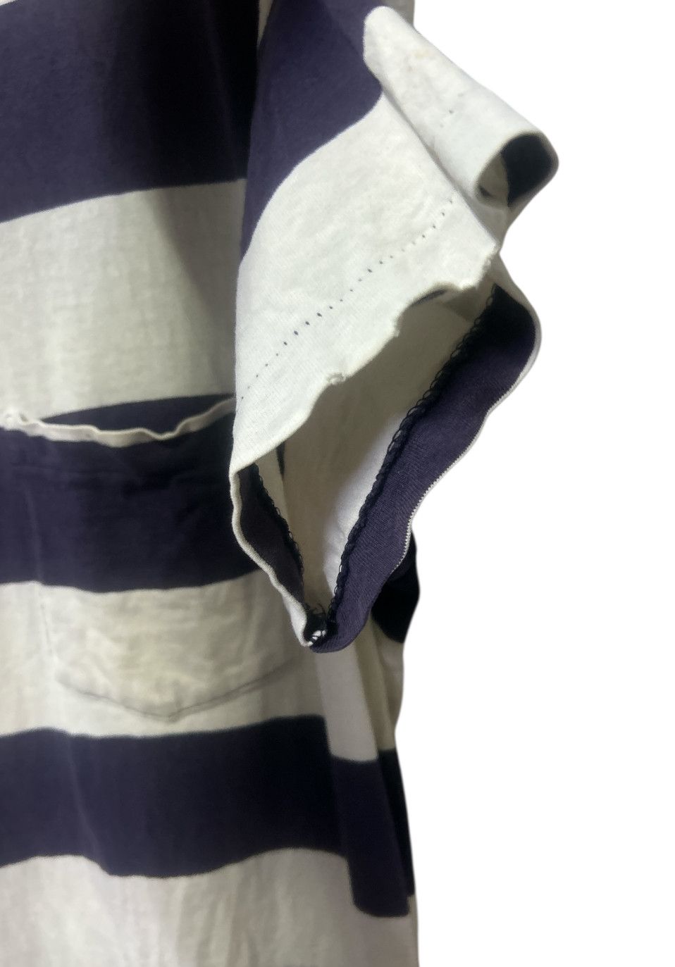 Velva Sheen Thrashed Sun Faded Striped Shirt Distressed ERD Grunge Size US L / EU 52-54 / 3 - 5 Thumbnail