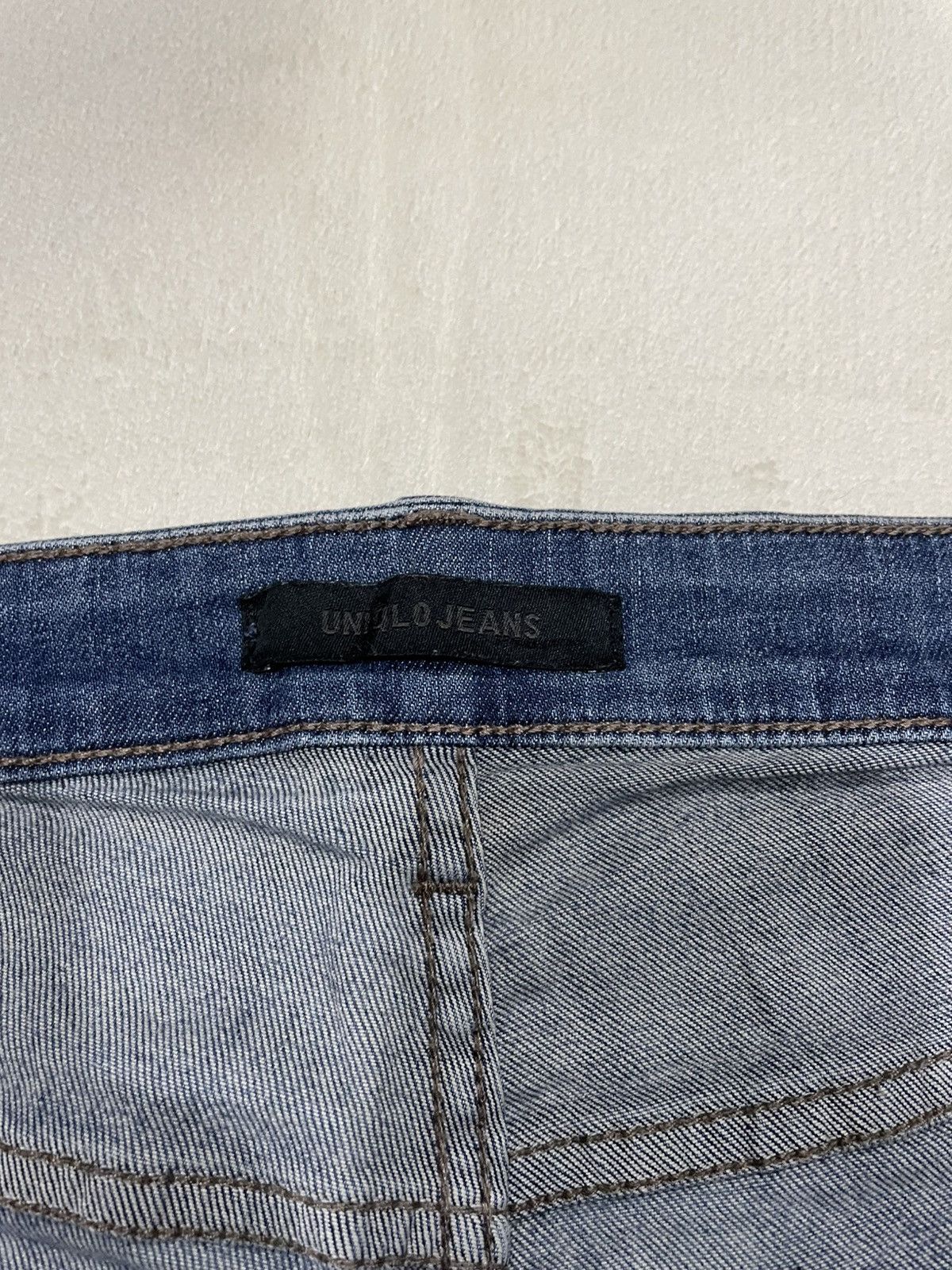 Uniqlo Vintage Uniqlo Skinny Distressed Mudwash Denim Jeans Size US 35 - 8 Thumbnail
