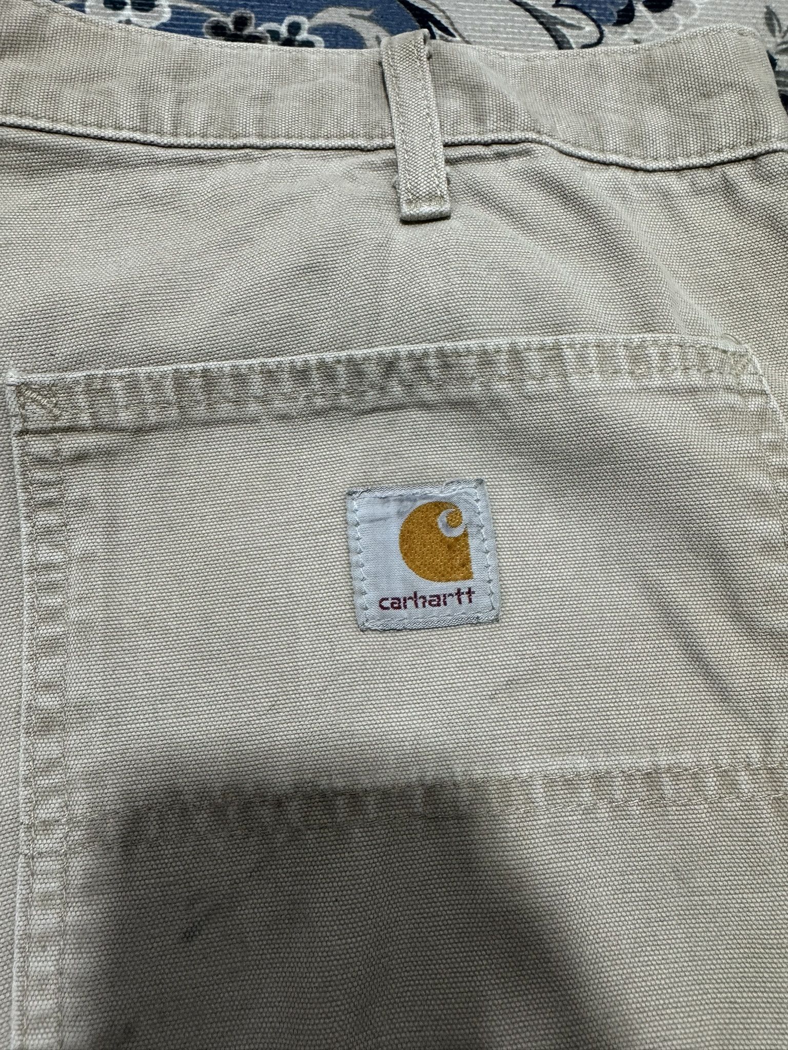 Carhartt × Carhartt Wip Vintage Carhartt Distressed Carpenter Pants Sun Faded Size US 32 / EU 48 - 4 Thumbnail