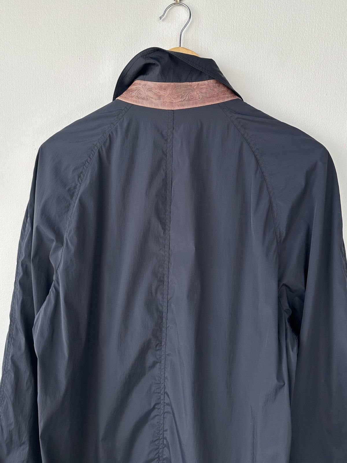 Etro ETRO Milano Nylon Trench Coat Leather Details Men’s size 52 Size US L / EU 52-54 / 3 - 10 Thumbnail