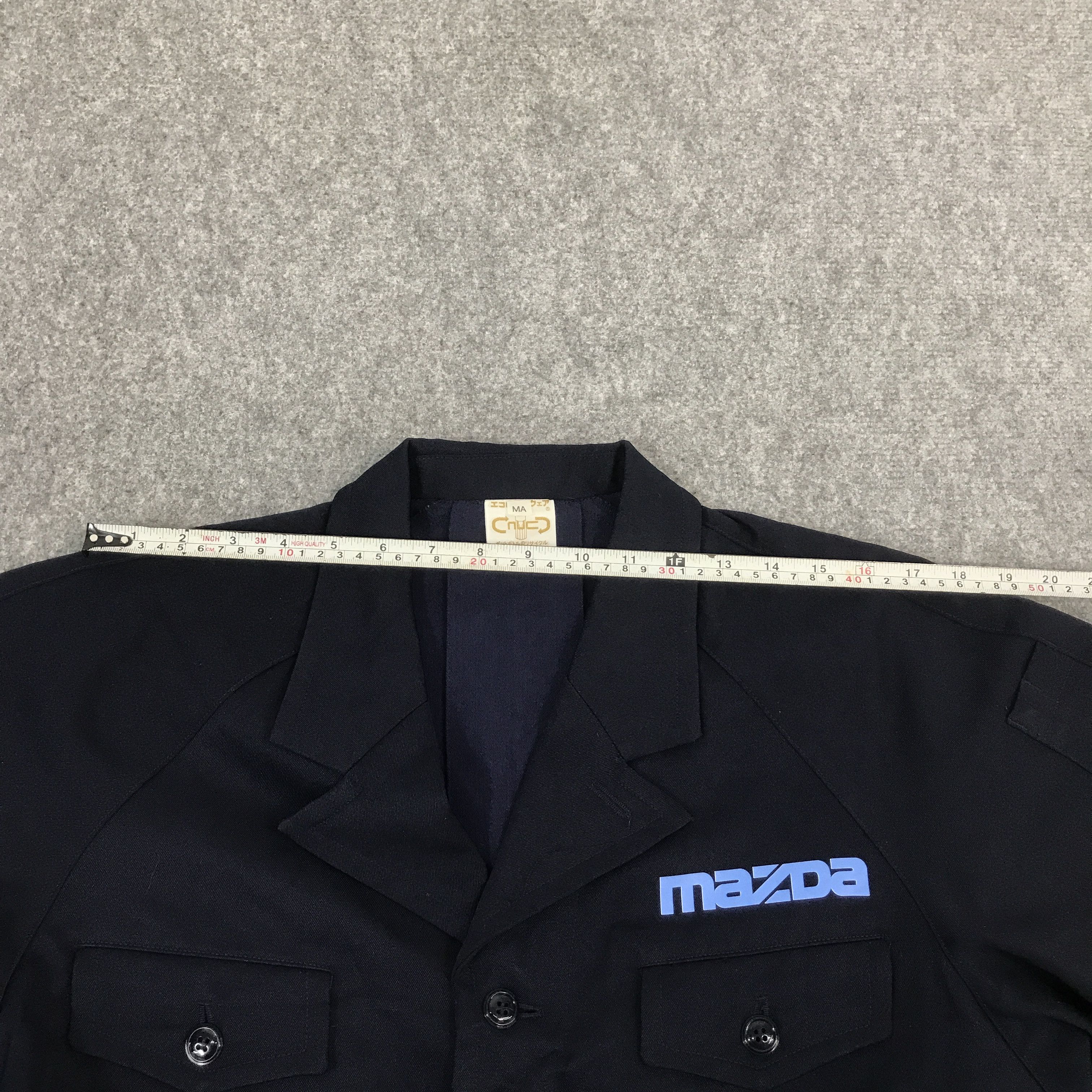 Japanese Brand VTG MAZDA RACING BOMBER NAVY JACKET Size US L / EU 52-54 / 3 - 9 Thumbnail