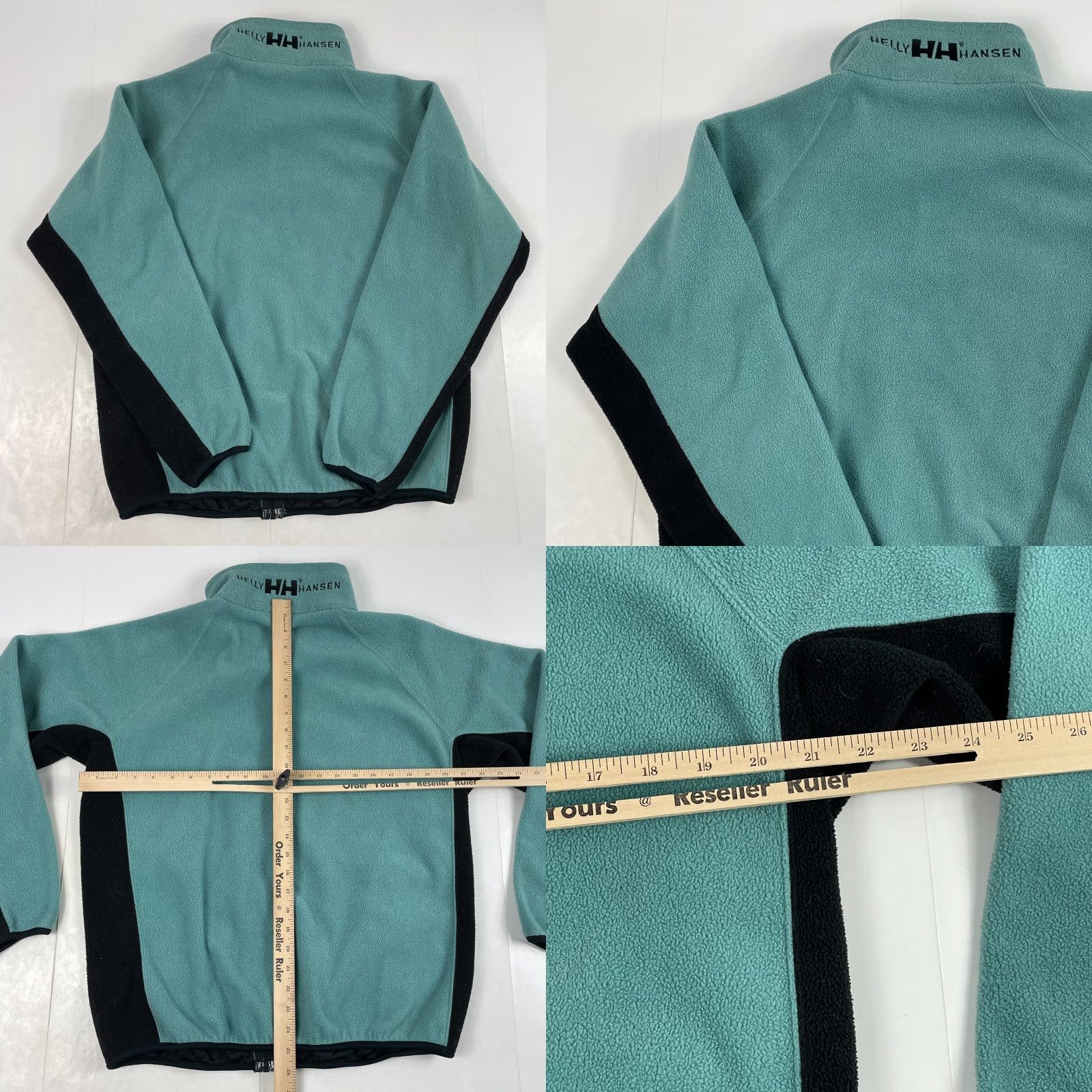 Helly Hansen VINTAGE Helly Hansen Jacket Mens L Blue Full Zip Fleece Hiking Skiing Teal Size US L / EU 52-54 / 3 - 8 Thumbnail