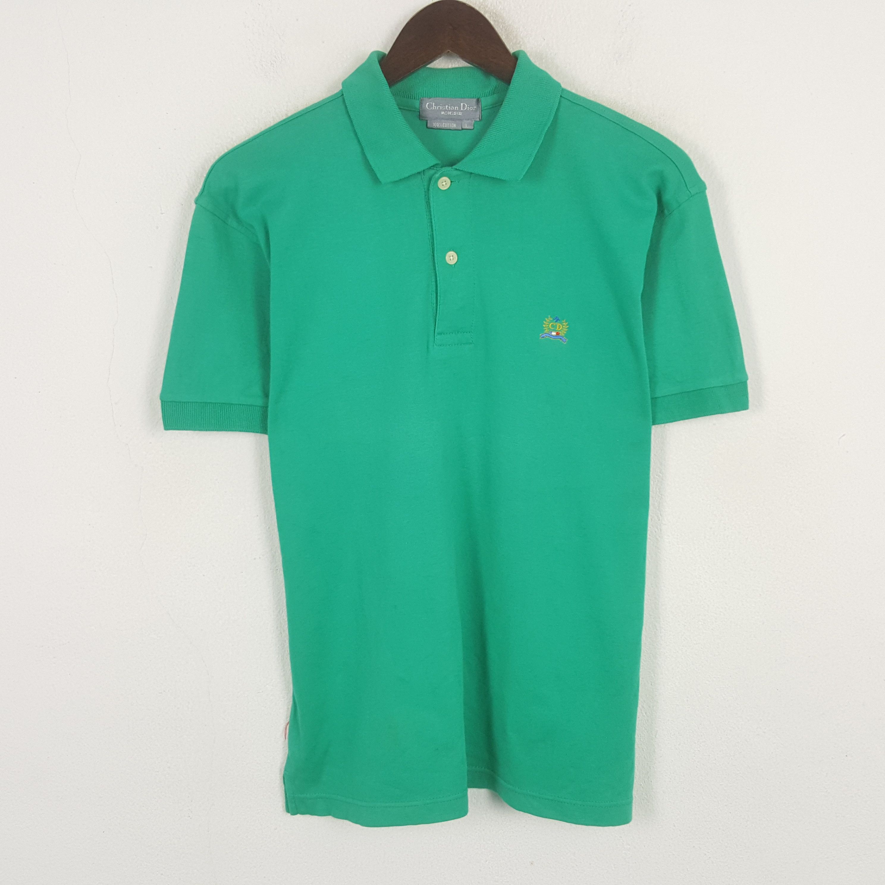 Christian Dior Monsieur Vintage Christian Dior Sport Polos Shirt Size US M / EU 48-50 / 2 - 1 Thumbnail