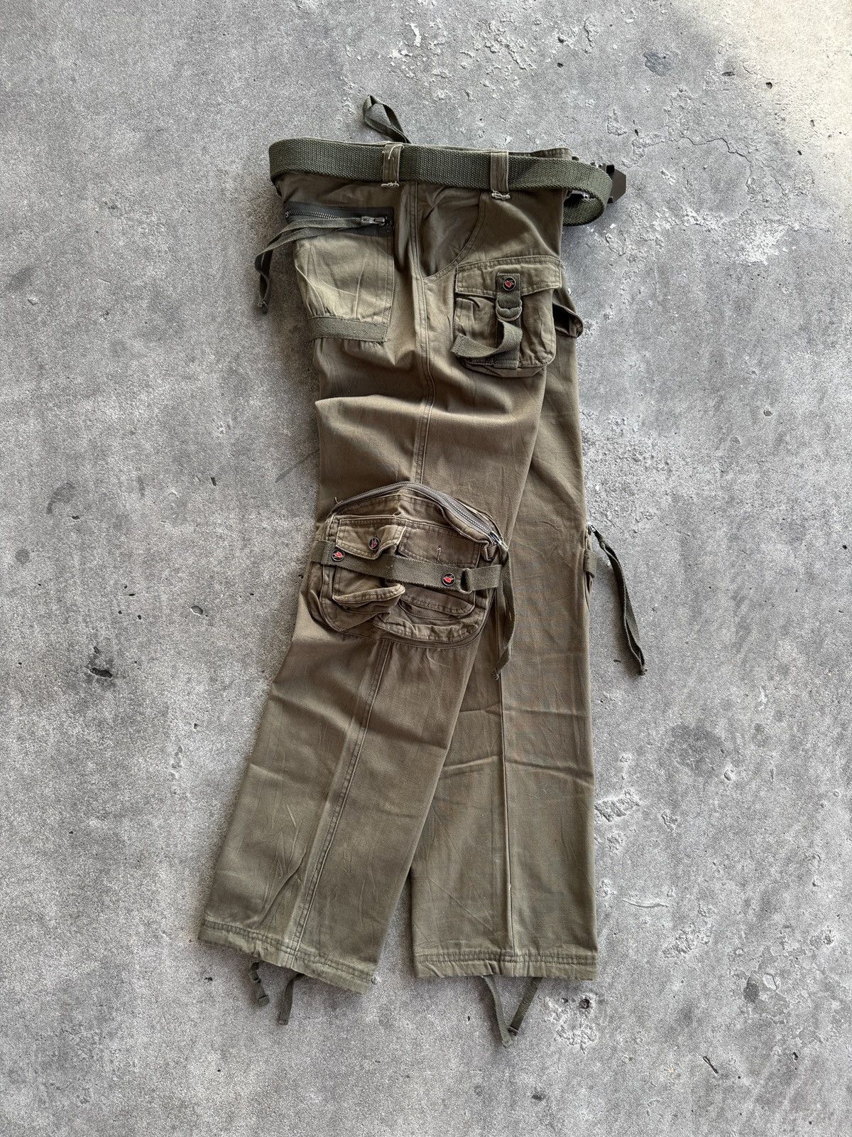 Other Japanese Free Knight Cargo Pants GOA Style Size US 29 - 5 Thumbnail