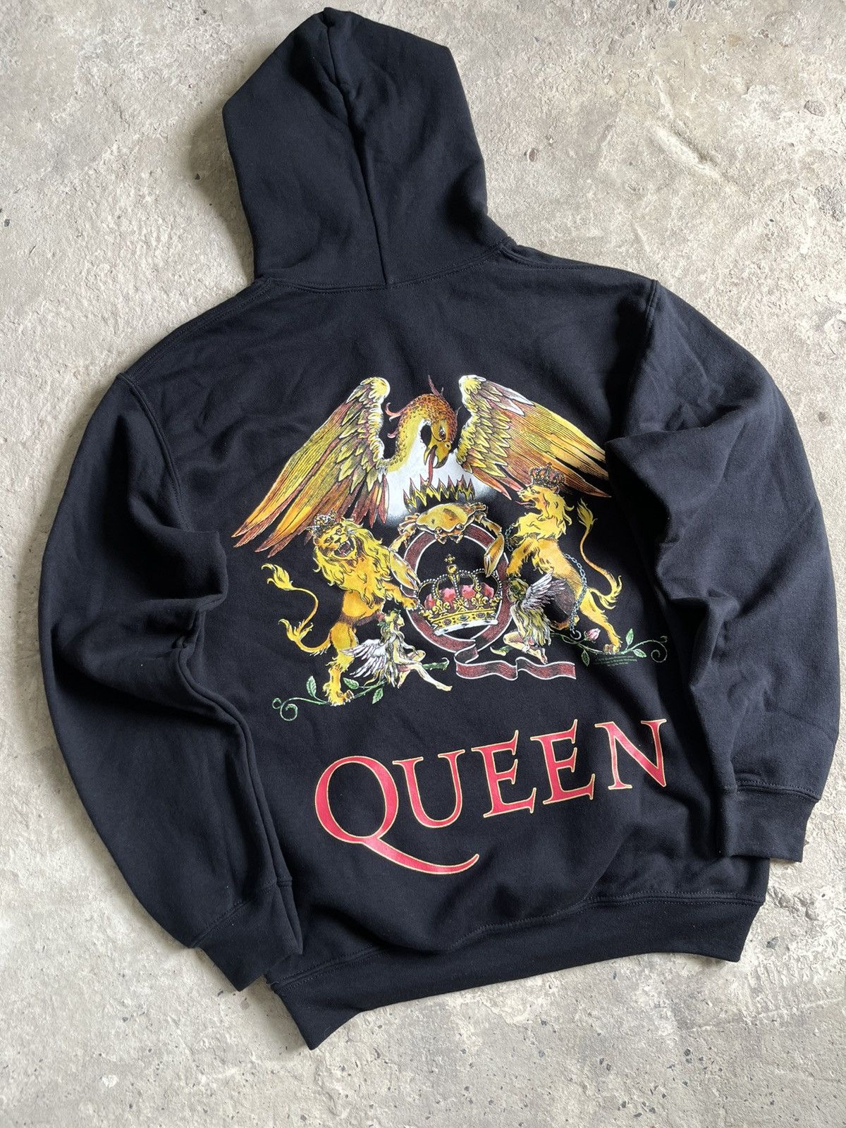Band Tees Queen Freddie Mercury Y2k Rock Band Boxy Fleece Hoodie Size US S / EU 44-46 / 1 - 2 Thumbnail