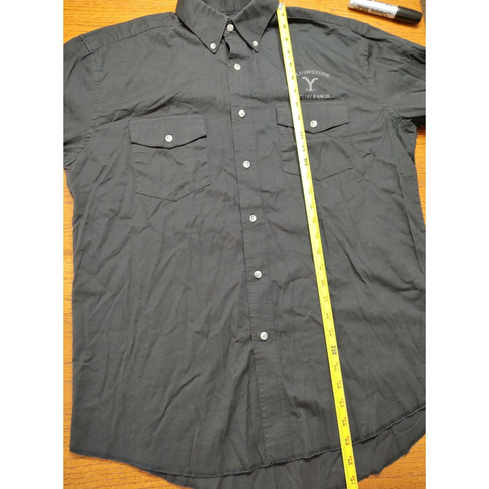Wrangler Wrangler Yellowstone Western Button Down Shirt Large Black Dutton Ranch Size US L / EU 52-54 / 3 - 7 Thumbnail