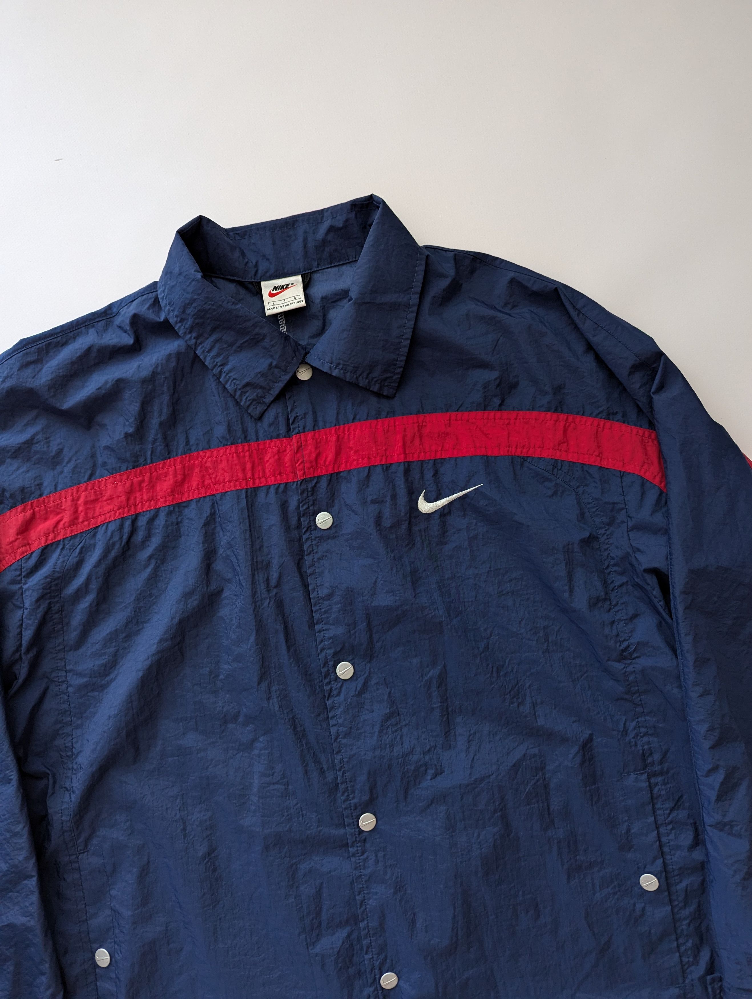 Nike × Vintage Nike Vintage Windbreaker Nylon Jacket Size US L / EU 52-54 / 3 - 2 Thumbnail