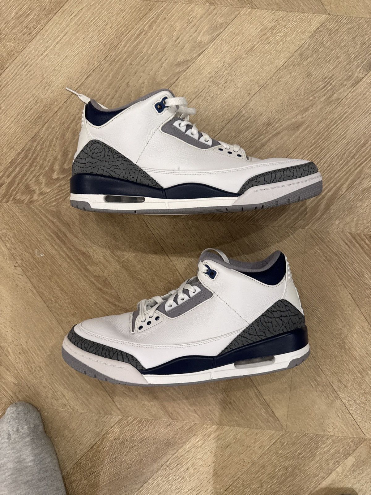Jordan Brand Jordan 3 Retro Midnight Navy us 12 Size US 12 / EU 45 - 2 Thumbnail