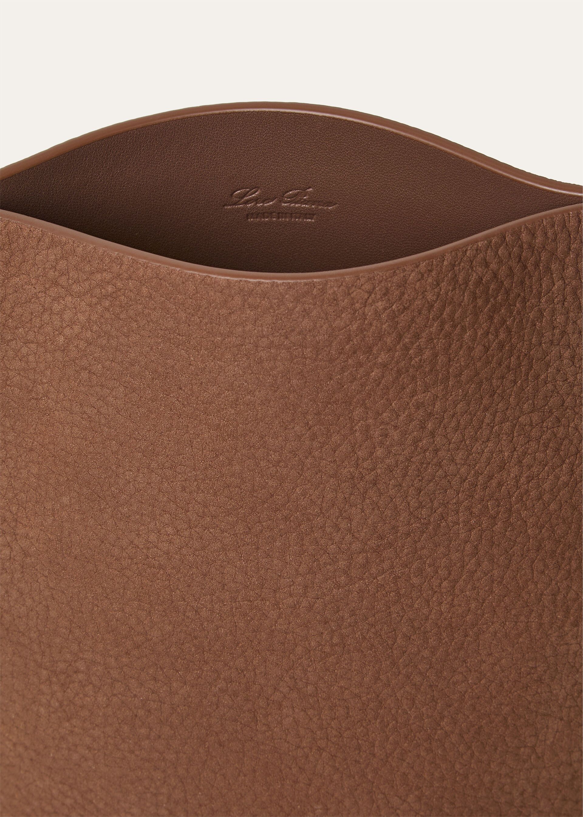 Loro Piana os11x0426 FLM0015 Size: OS / Bale Phone Case in Brownie Size ONE SIZE - 2 Thumbnail