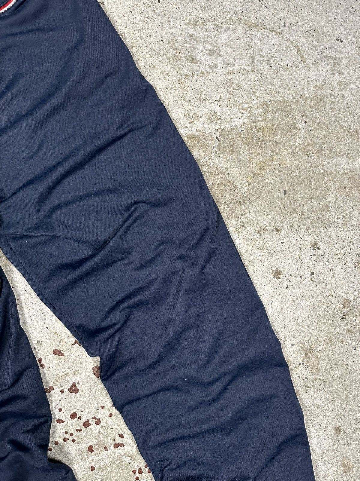 Nike Vintage Y2K Nike Baggy Navy Track Pants Swoosh rare usa Size US 32 / EU 48 - 12 Thumbnail