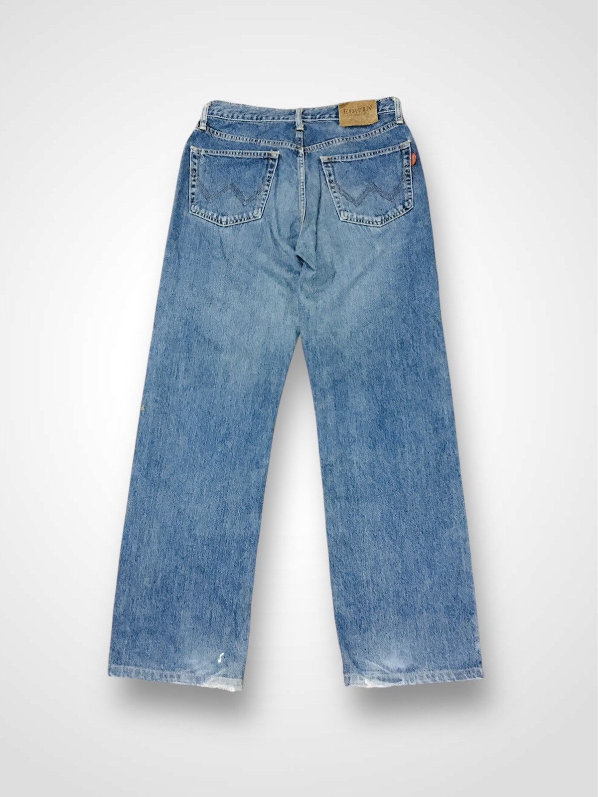 Edwin × Japanese Brand Edwin Distressed Jeans (15) Size US 32 / EU 48 - 2 Thumbnail