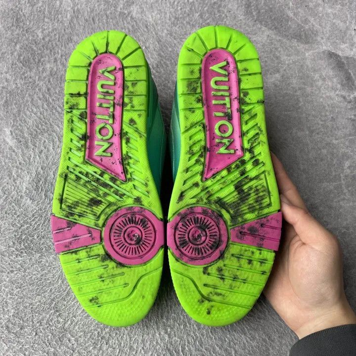 Louis Vuitton Louis Vuitton Trainer Low Top Fashion Sneakers -2508 Size US 8 / EU 41 - 2 Thumbnail