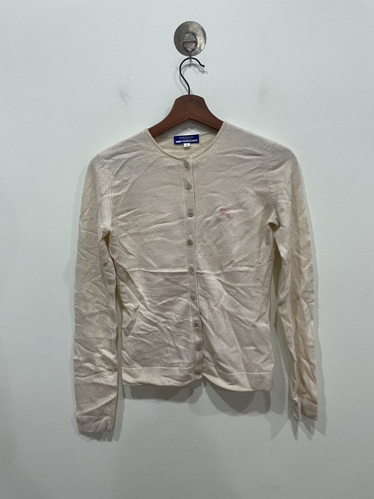 Burberry × Vintage Burberry Button Sweater Size XS / US 0-2 / IT 36-38 - 1 Thumbnail