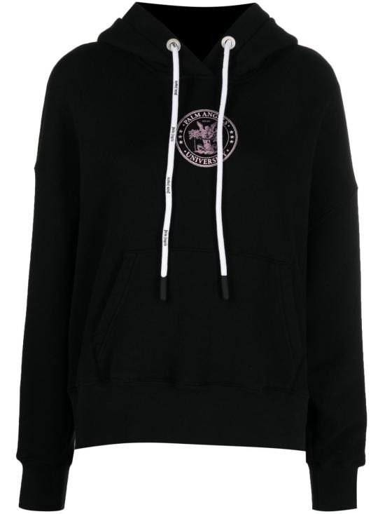 Palm Angels PALM ANGELS Women Hoodies PWBB023S23FLE003 1033 Black Size S / US 4 / IT 40 - 1 Thumbnail