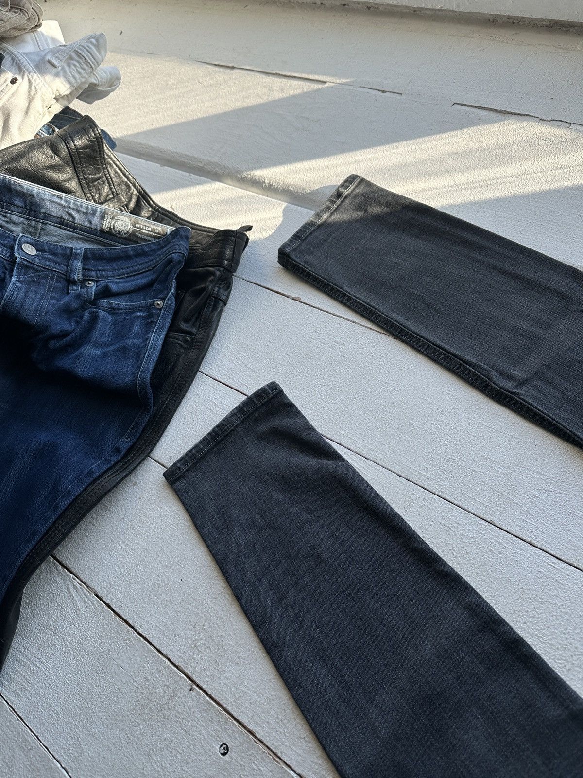 Diesel 🚨 RARE DIESEL MEN DENIM JEANS AVANT GARDE IFSIXWASNINE Y2K Size US 30 / EU 46 - 12 Thumbnail