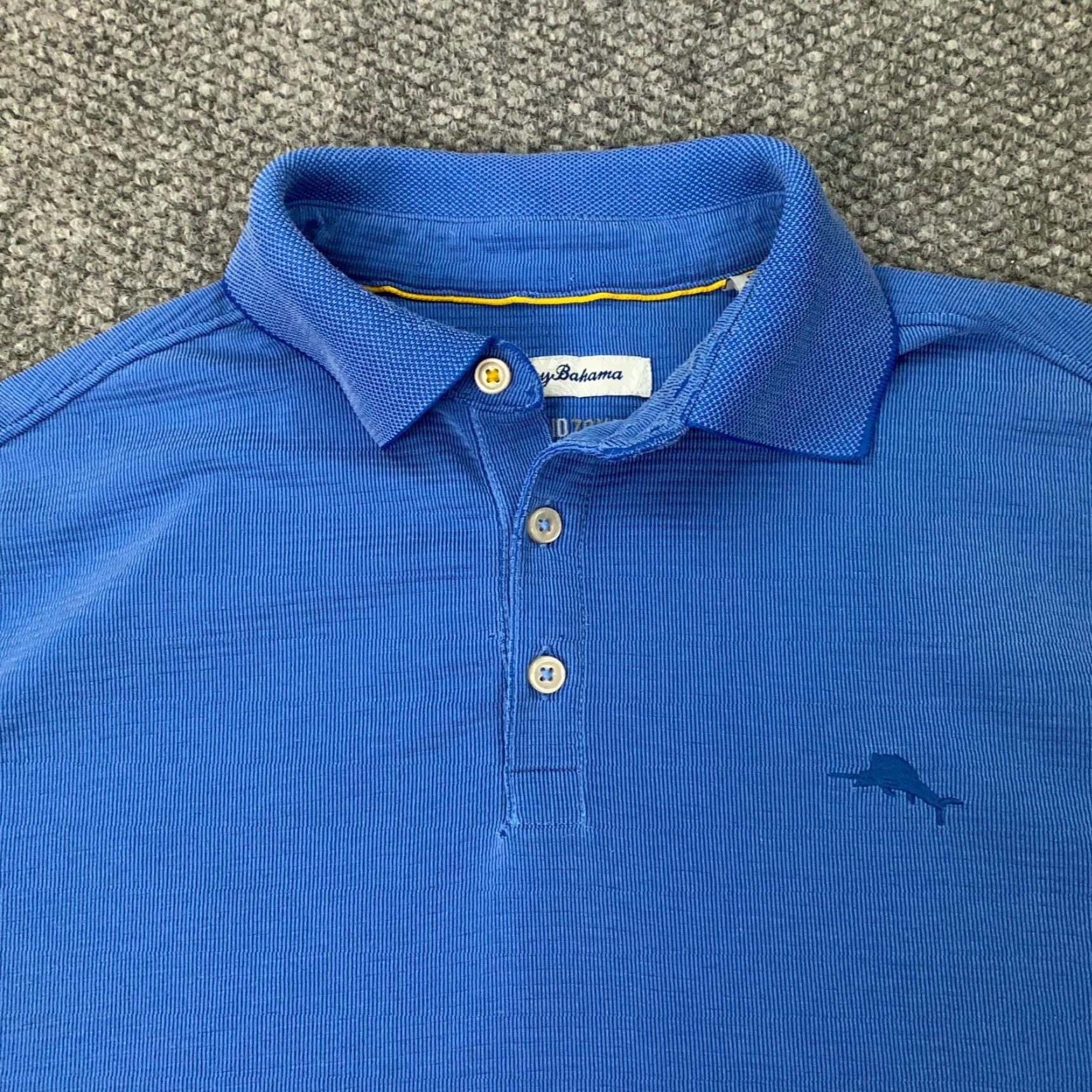 Tommy Bahama VINTAGE Tommy Bahama Island Zone Polo Shirt Mens Medium Blue Long Sleeve Modal Size US M / EU 48-50 / 2 - 2 Thumbnail