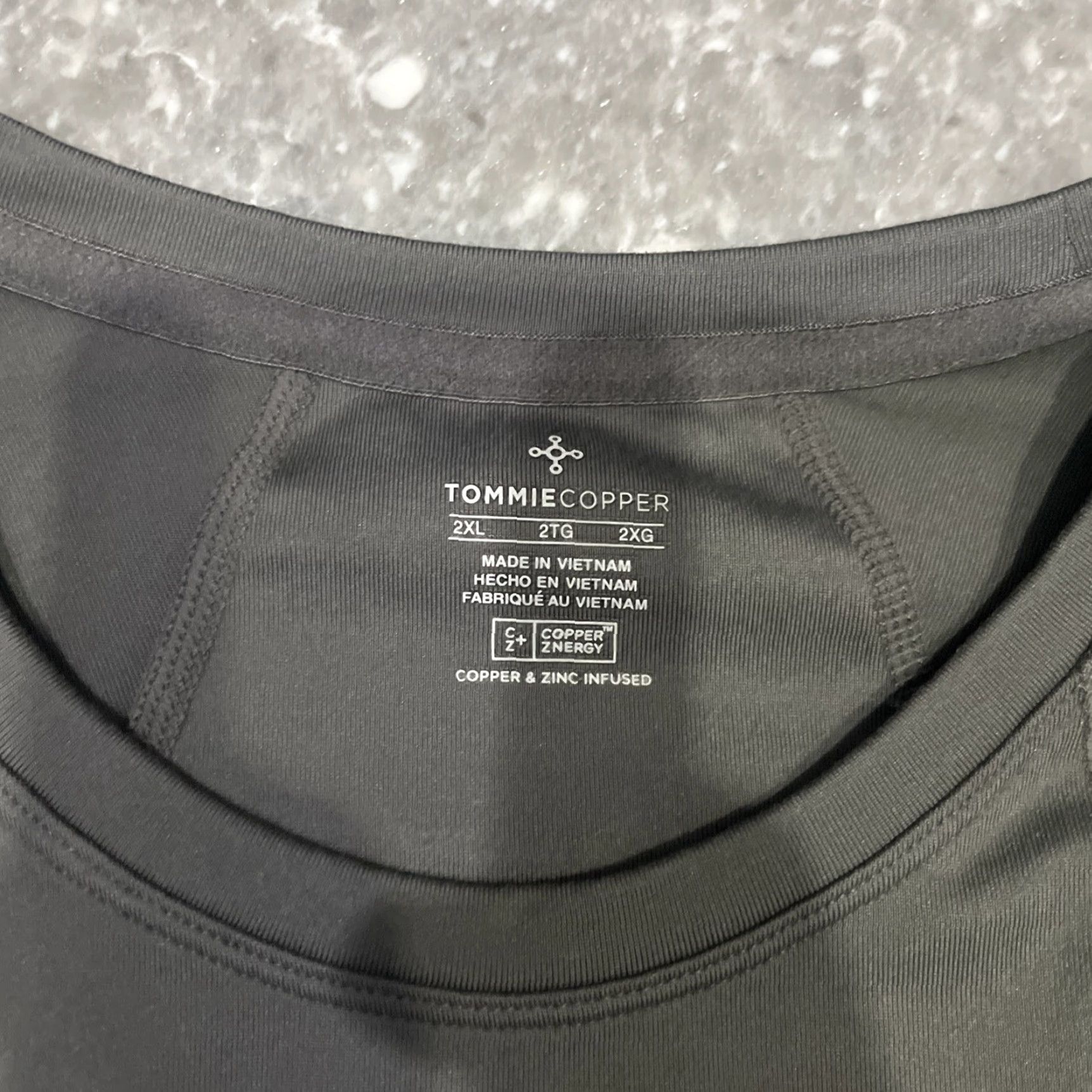 Vintage Tommie Copper Shirt Mens 2XL Slate Gray Athletic Posture Energy Gym & Training Short Sleeve Crew Neck Pullover Support Size US XXL / EU 58 / 5 - 3 Thumbnail