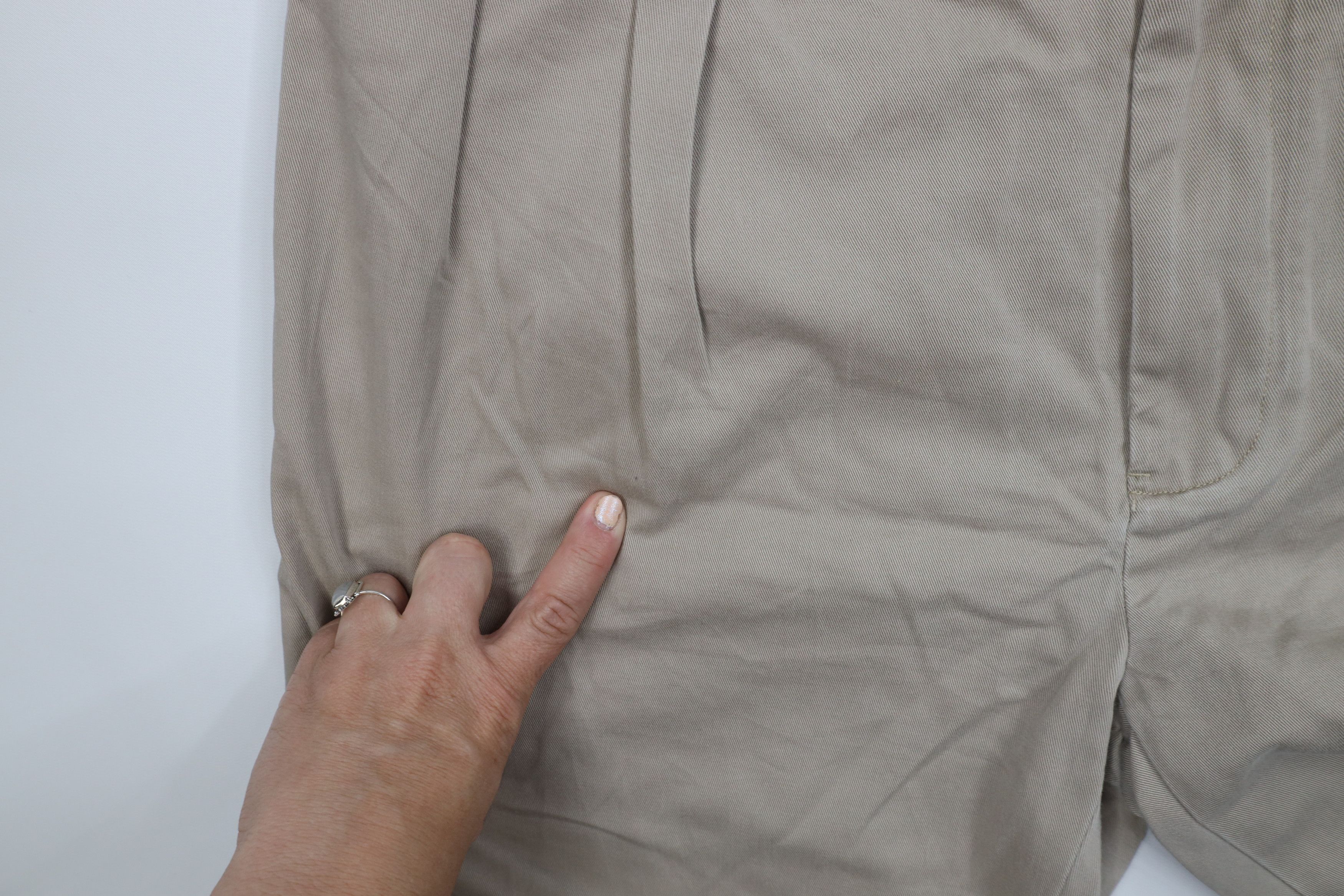 Ralph Lauren Vintage 90s Ralph Lauren Wide Leg Chino Pants Beige Cotton Size US 36 / EU 52 - 6 Thumbnail