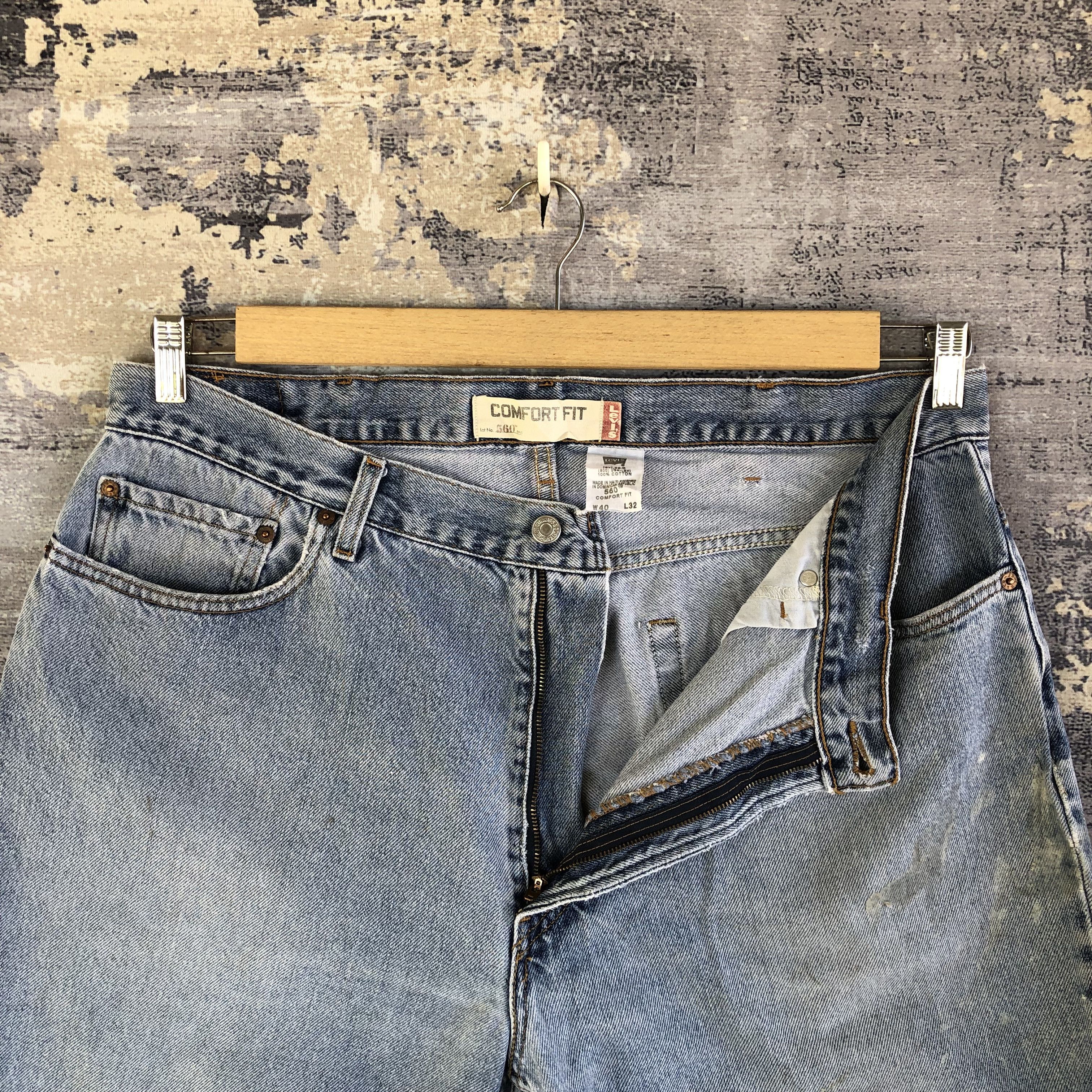 Levi's Vintage Levis 560 Light Wash Jeans Levi's Faded Denim Size US 38 / EU 54 - 6 Thumbnail