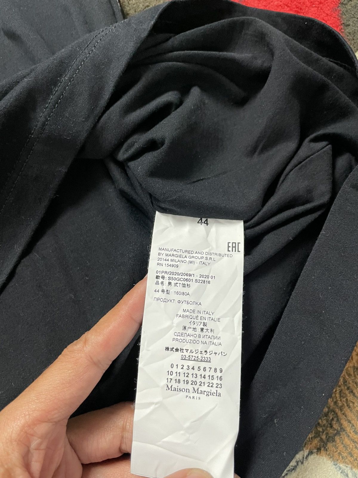 Maison Margiela Maison Margiela Cut And Sew Oversized Tee Size US L / EU 52-54 / 3 - 9 Thumbnail