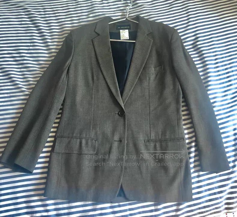 Ann Demeulemeester Ann Demeulemeester 100% Wool Blazer Size XS / US 0-2 / IT 36-38 - 1 Thumbnail