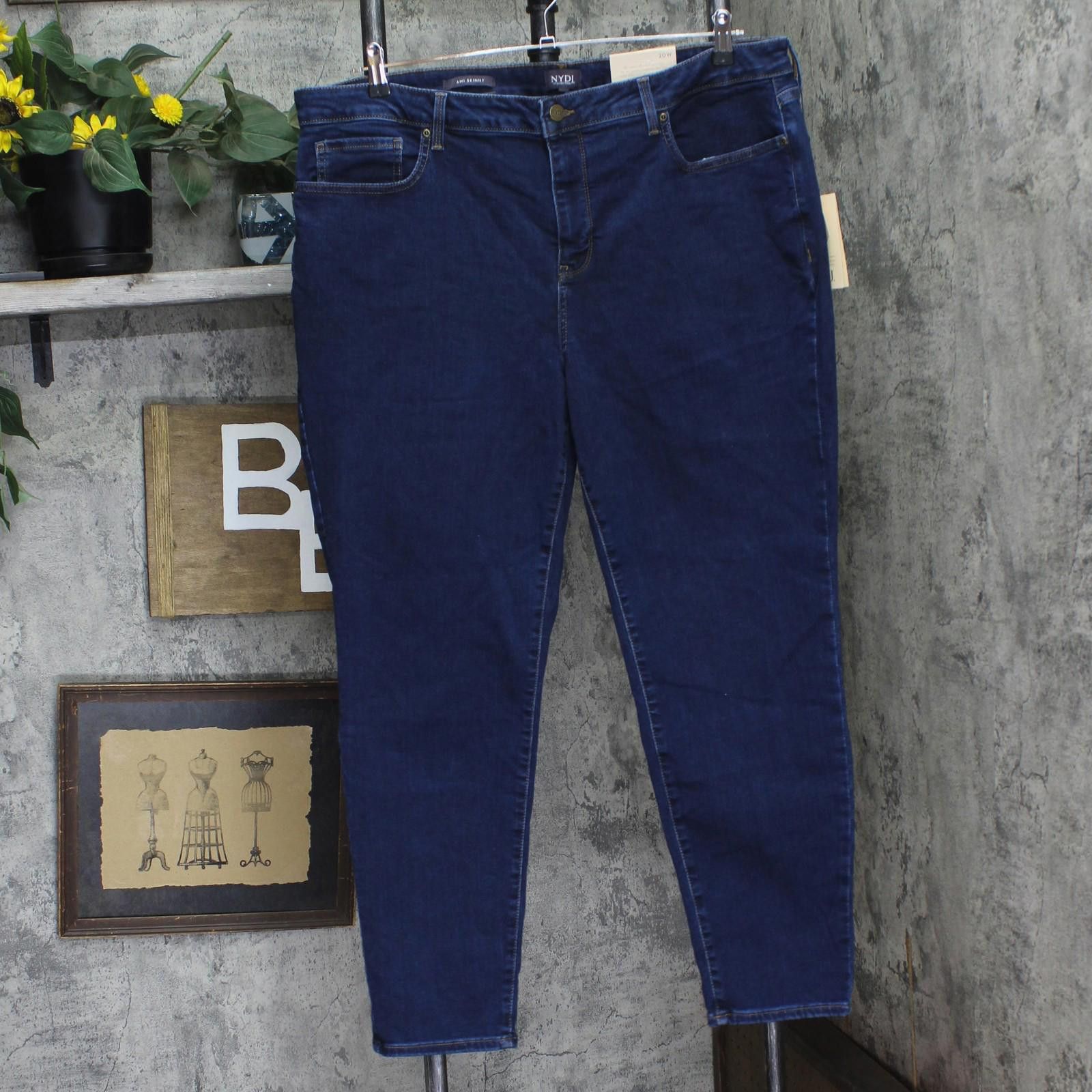Other Nwt Nydj Ami Quinn Skinny Jeans Wprias8515 Quinn Blue 20w Size 42" / US 20 - 1 Thumbnail