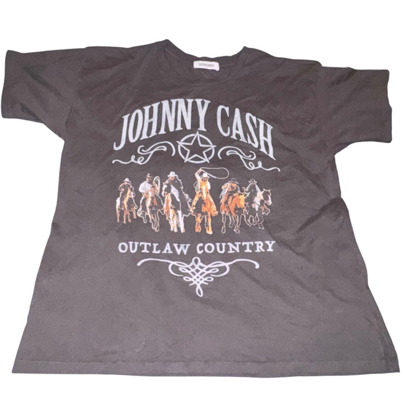 Daydreamer DAYDREAMER Johnny Cash Outlaw Country Merch Tee Size Medium Size M / US 6-8 / IT 42-44 - 13 Thumbnail