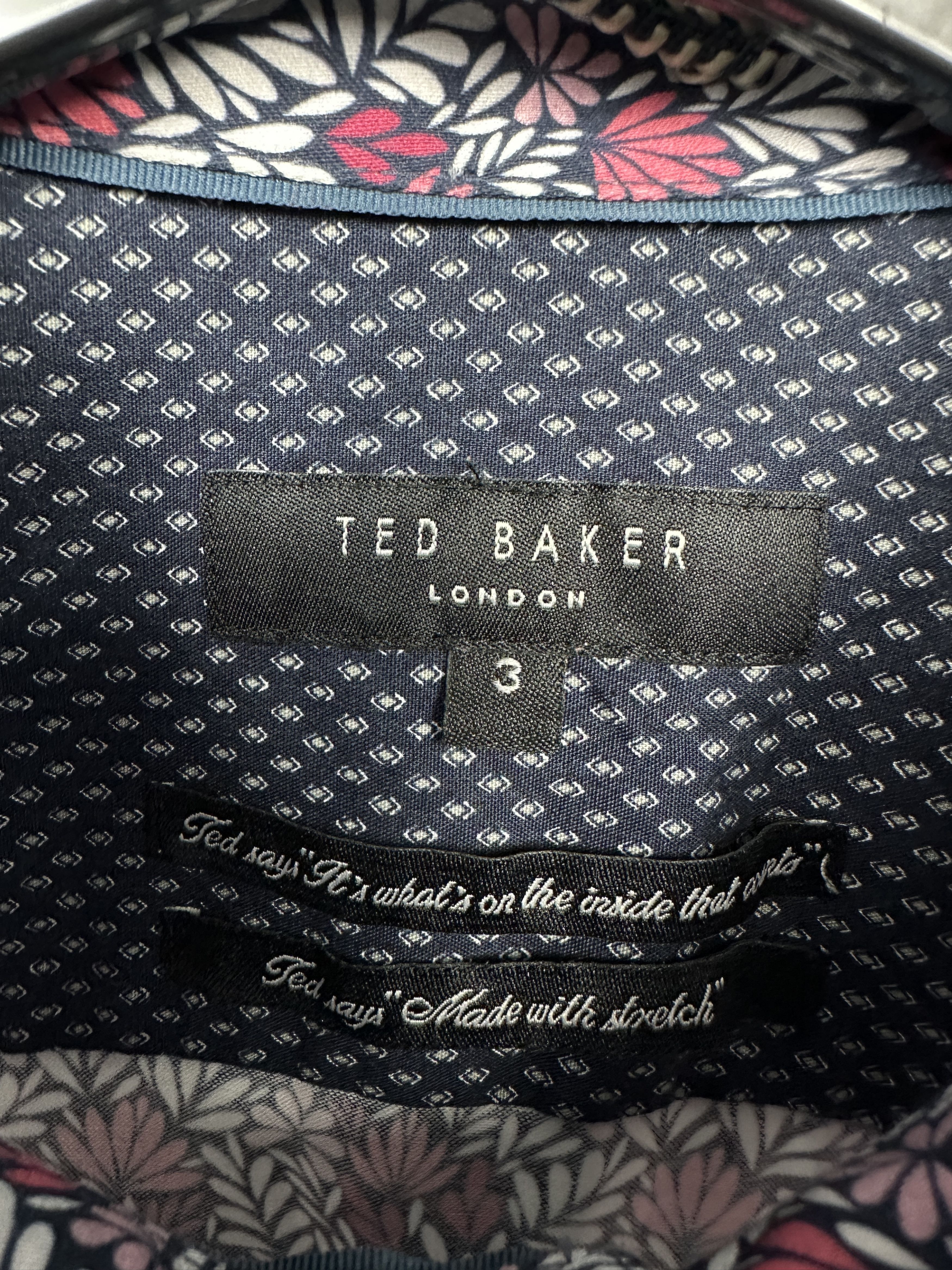 Ted Baker Ted Baker Mens Luxury Long Sleeve Shirt Size US M / EU 48-50 / 2 - 3 Thumbnail