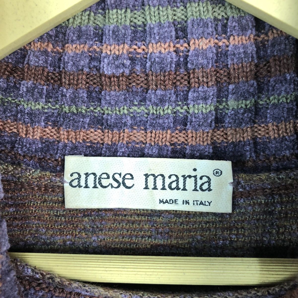 Homespun Knitwear Anese Maria Brown Knitwear #A955 Size M / US 6-8 / IT 42-44 - 9 Thumbnail