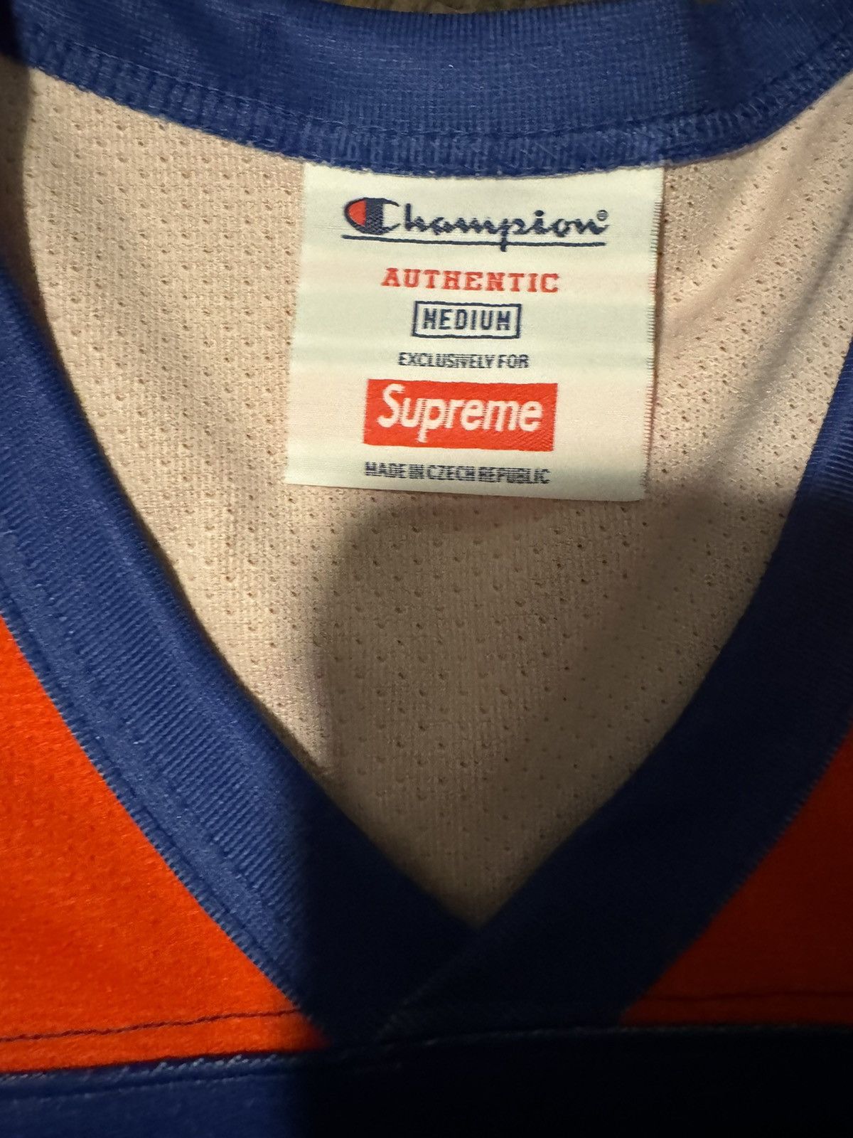 Champion × Supreme Supreme S/S 2014 Champion Hockey Orange Royal L Size US M / EU 48-50 / 2 - 2 Thumbnail