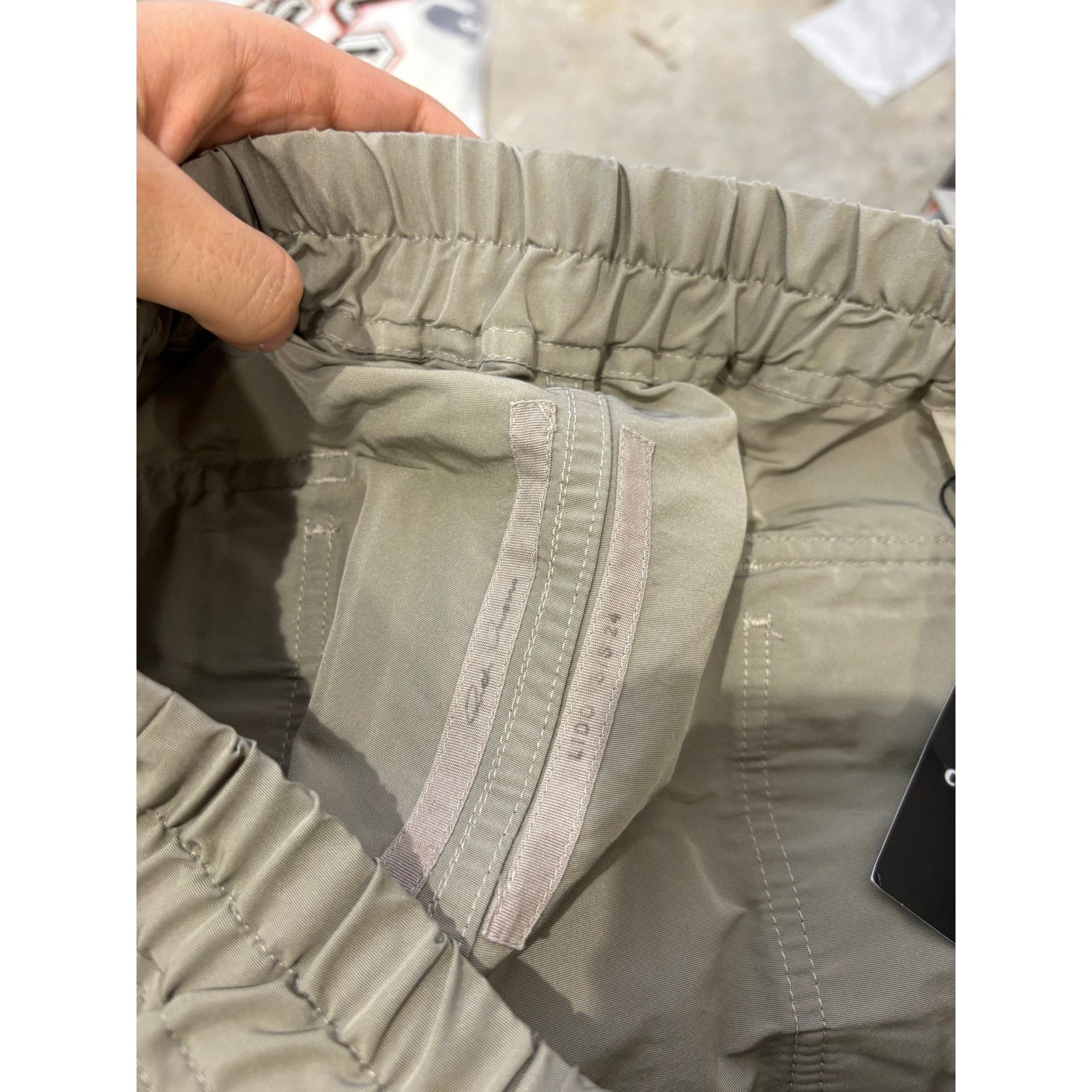 Rick Owens Rick Owens Nylon Pants Tan Used 52 (XL) Size US 36 / EU 52 - 4 Thumbnail